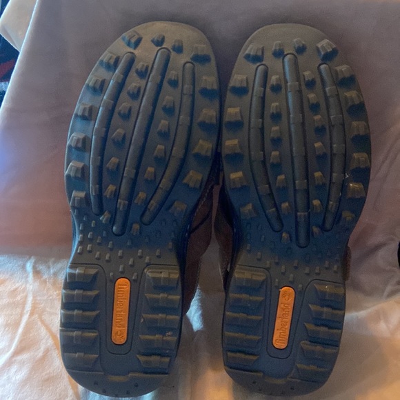 Timberland Men’s Brown Leather Slip On Shoe-Size 9.5 - Picture 8 of 10